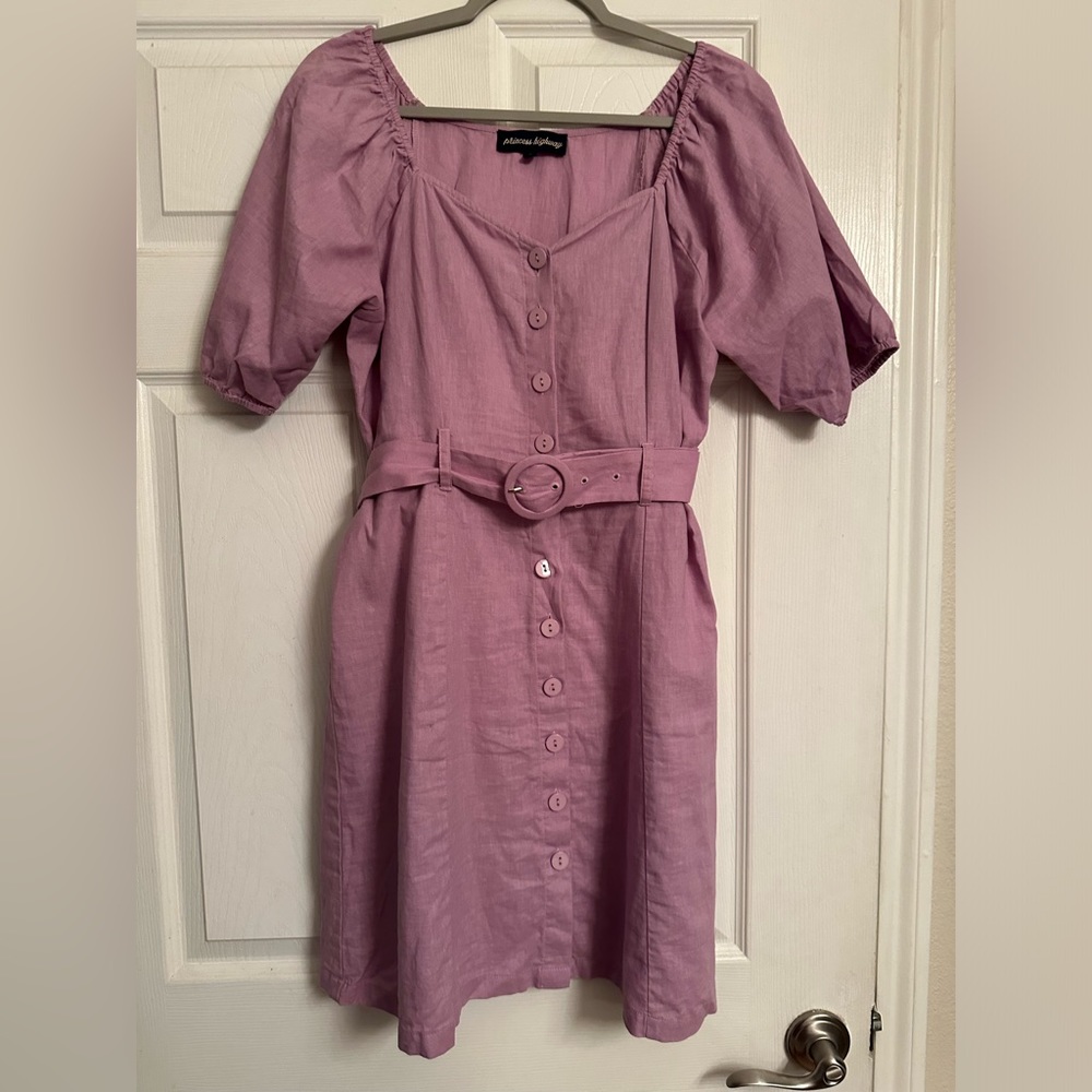 Princess Highway lavender sweetheart mini dress